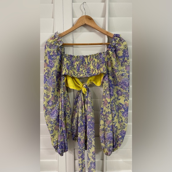 For Love and Lemons TopMaui Wrap Top - Picture 7 of 9